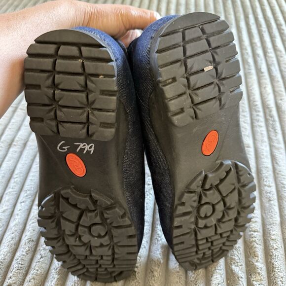 Denim Chukka Ankle Men US 11 Boot Blue Lace Up Cushioned - Picture 8 of 9